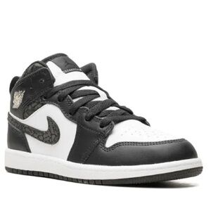 Nike Boys Air Jordan 1 Mid “Panda Elephant”